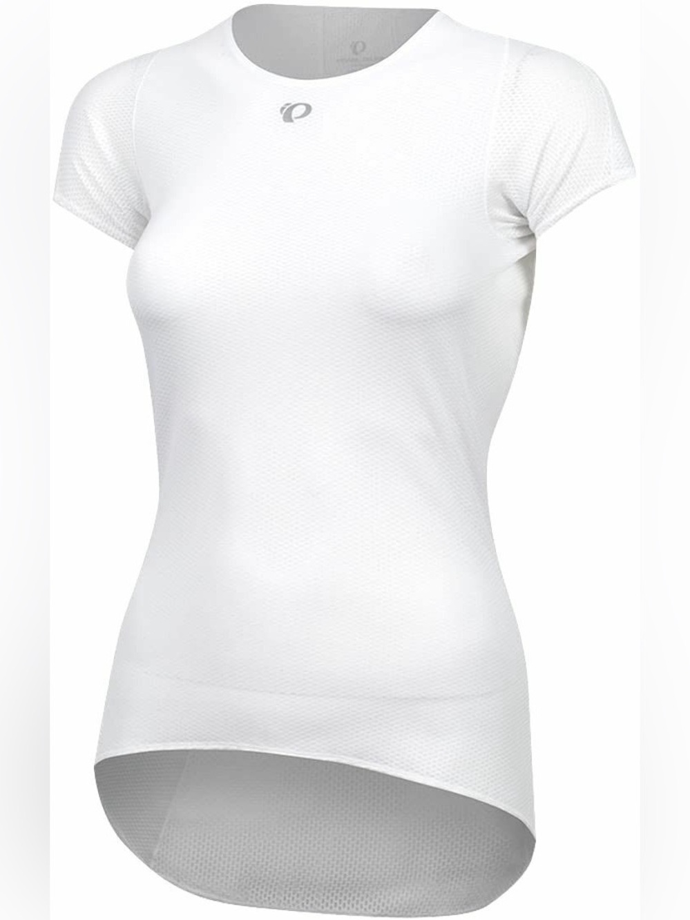 Pearl Izumi White transfer Short Sleeve Cycling Base Layer Top